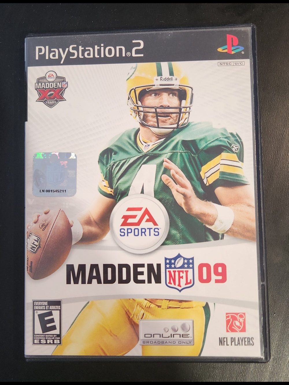 Madden NFL 09 (PlayStation 2) - Green
